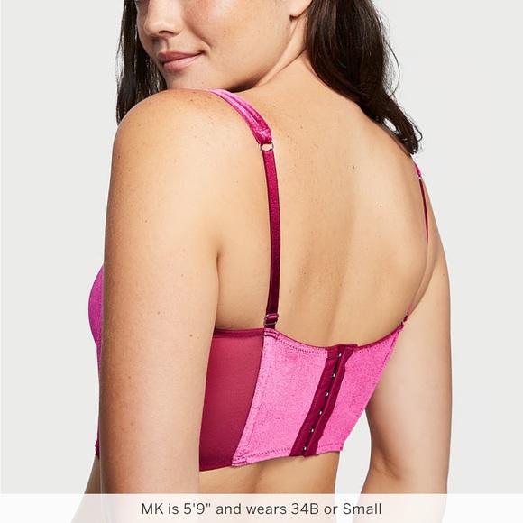 DREAM ANGELS
Unlined Lace-Up Velvet Corset Top
Small DD
Claret red
NWT - Picture 3 of 4